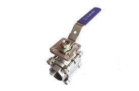 3PC ISO5211 Direct Mounting Pad Ball Valve